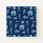 Carnet Blue Ocean Marine Animaux Beach House Infos client (Dos)