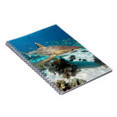 Carnet Blue Ocean Summer Beach requin Photo (Côté Droit)