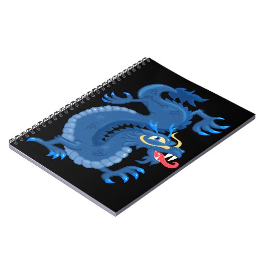 Carnet Blue Oriental Dragon (Côté gauche)
