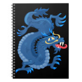 Carnet Blue Oriental Dragon (Devant)