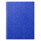 Carnet Blue Paisley (Devant)