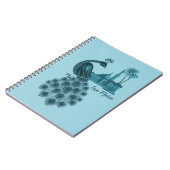 Carnet Blue Peacock (Côté gauche)