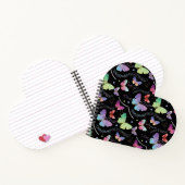 Carnet Blue Purple Chic Butterflies Pattern (Intérieur)