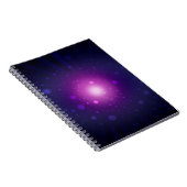Carnet Blue Purple Space Galaxy étoiles Abstrait (Côté Droit)