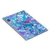 Carnet Blue Rhapsody | Art Abstrait (Côté Droit)