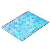 Carnet Blue Sea Turtle Print (Côté gauche)