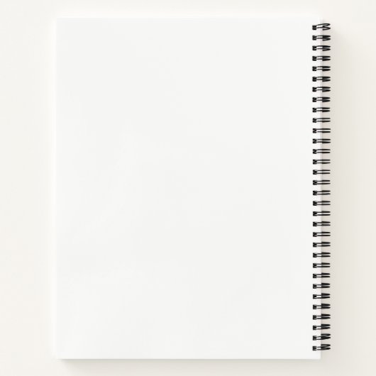 Carnet Blue, simple, elegant, abstract line pattern (Dos)