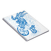 Carnet "Blue Sketch" Art Abstrait (Côté Droit)