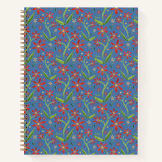 Carnet Blue Sky | Dancing Watercolor Daisies