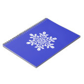 Carnet Blue Snow Flake (Côté gauche)