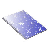 Carnet Blue Snowflake (Côté Droit)