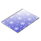 Carnet Blue Snowflake (Côté gauche)