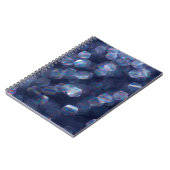 Carnet Blue Sparkle (Côté gauche)