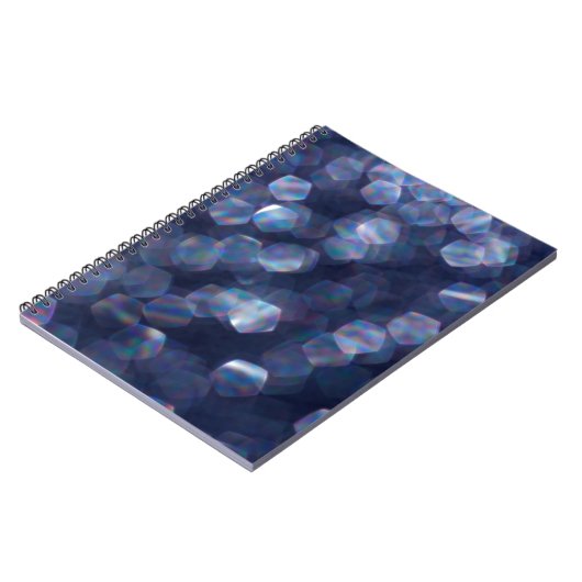 Carnet Blue Sparkle (Côté gauche)