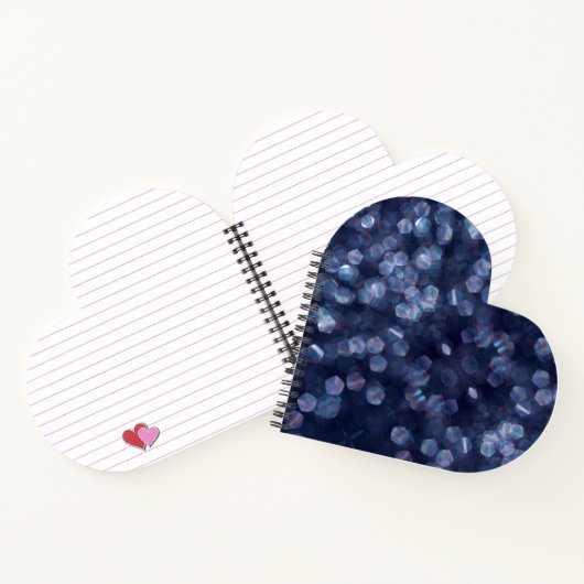 Carnet Blue Sparkle (Intérieur)