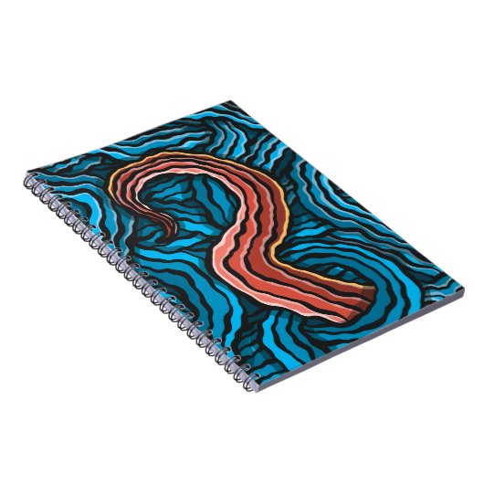 Carnet Blue Tentacle (Côté Droit)