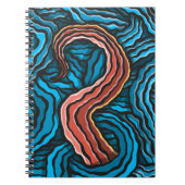 Carnet Blue Tentacle (Devant)
