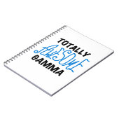 Carnet Blue Totalement génial Gamma Cadeaux (Côté gauche)