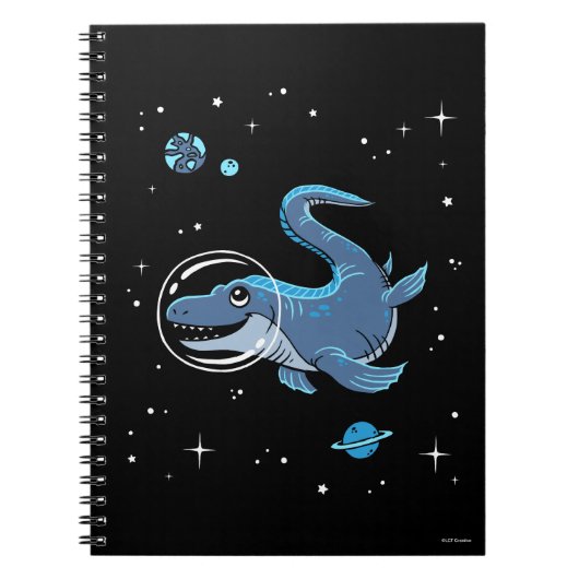Carnet Blue Tylosaurus Dinos (Devant)