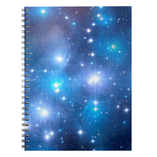 Carnet Blue Universe Stars + vos idées (Devant)