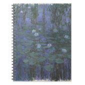 Carnet Blue Water Lilies Monet (Devant)