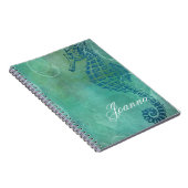 Carnet Blue Waters, Seahorse et Flourish (Côté Droit)