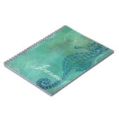 Carnet Blue Waters, Seahorse et Flourish (Côté gauche)