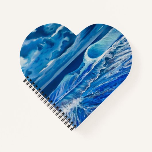 Carnet Blue Wave Love (Devant)