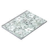 Carnet Blue White Floral Dragonflies (Côté gauche)