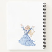 Carnet Blue Winter Princess Girls Personal (Dos)