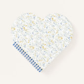 Carnet Blue Yellow Wildflower Pattern (Devant)