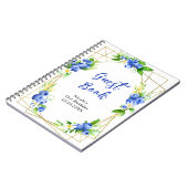 Carnet Blueberries and Foliage Birthday Guest Book (Côté gauche)