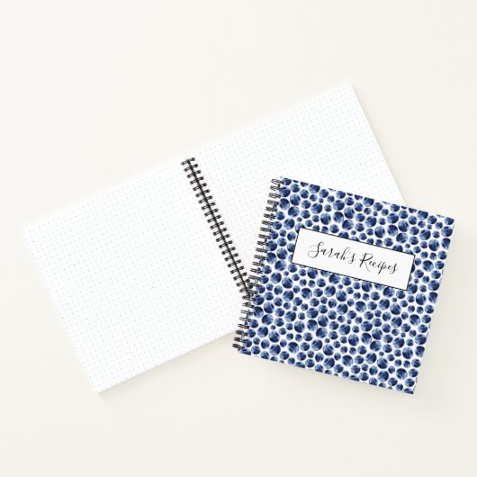 Carnet Blueberries Imprimer Motif de fruits (Intérieur)