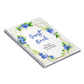 Carnet Blueberry Floral Baby Shower Guest Book (Côté Droit)