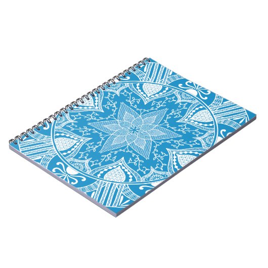 Carnet Bluebird Mandala (Côté gauche)