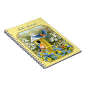 Carnet Bluebirds et Rond Birhouse Jaune (Côté Droit)