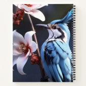 Carnet Bluejay et Fleurs (Dos)