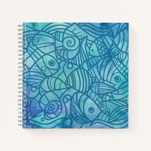 Carnet Blues de Poisson (Devant)