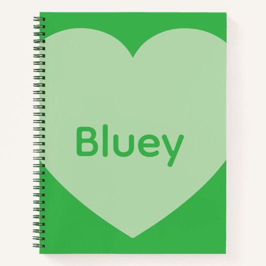 Carnet Bluey Hugs Notebook 2 Pearl (Devant)