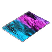 Carnet Blurred arrière - plan à la mode pourpre et bleu (Côté gauche)