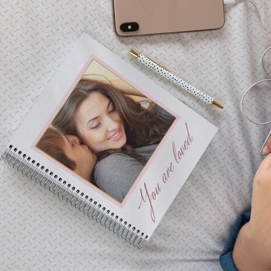 Carnet Blush Border Portrait