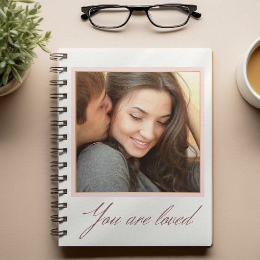 Carnet Blush Border Portrait