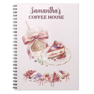 Carnet Blush Patisserie Café Marque Personnalisée