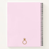 Carnet Blush Pink Gold Wedding planner Avenir Mme. (Dos)