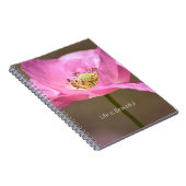 Carnet Blush Pink Iceland Poppy Flower (my photography) (Côté Droit)