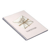 Carnet Blush Pink Romantic Flowers Envelope Dreams (Côté Droit)