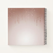 Carnet Blush Rain Personnalisé (Dos)