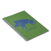 Carnet Boar sauvage avec Runes (Côté Droit)