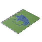 Carnet Boar sauvage avec Runes (Côté gauche)