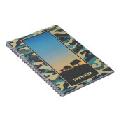 Carnet Boar sauvage et spirale Camo (Côté Droit)